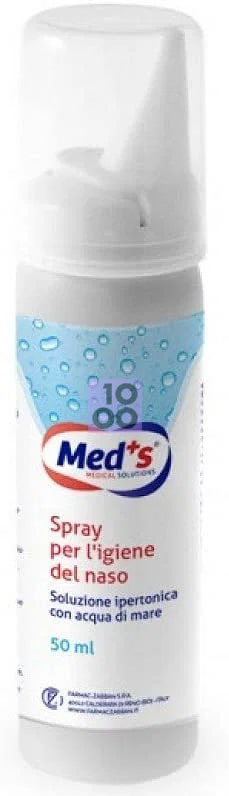 SPRAY MEDS IPERTONICO ACQUA NASO 50 ML - Farmastop