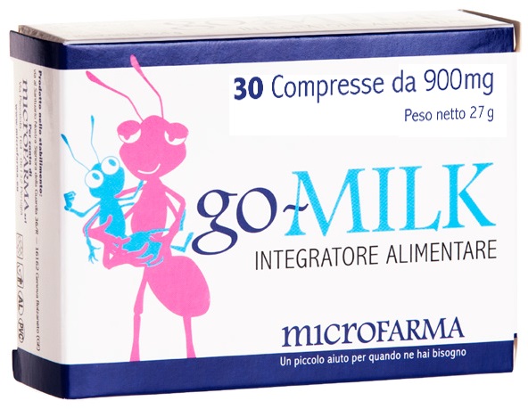 GO-MILK 30 COMPRESSE - Farmastop