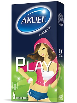 PROFILATTICO ANSELL AKUEL BY MANIX PLAY B 12 PEZZI - Farmastop