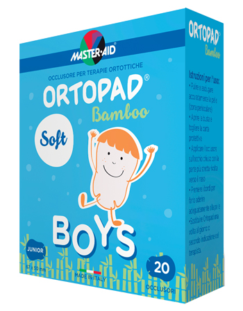 CEROTTO OCULARE PER ORTOTTICA ORTOPAD SOFT BOYS JUNIOR 20 PEZZI - Farmastop