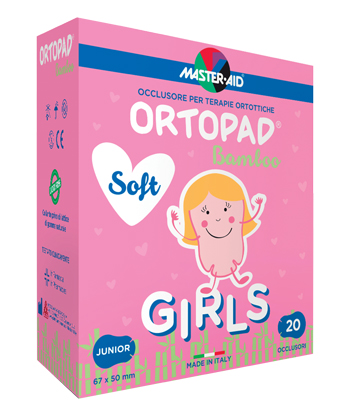 CEROTTO OCULARE PER ORTOTTICA ORTOPAD SOFT GIRLS JUNIOR 20 PEZZI - Farmastop