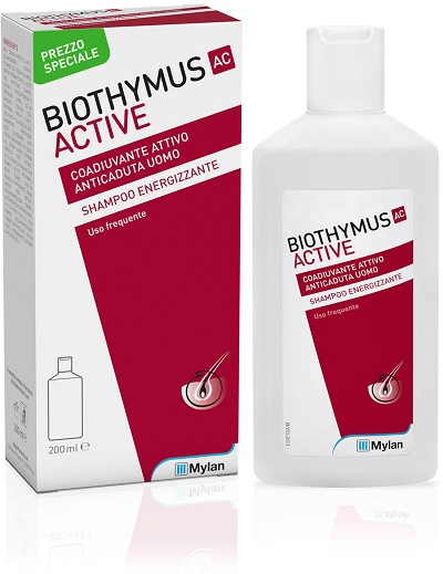 BIOTHYMUS AC ACTIVE SHAMPOO ENERGIZZANTE UOMO 200 ML PREZZO SPECIALE - Farmastop
