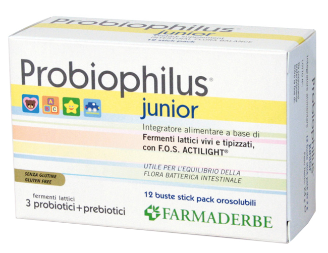 PROBIOPHILUS JUNIOR 12 BUSTINE 24 G - Farmastop
