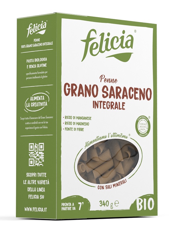 FELICIA BIO SARACENO PENNE 340 G - Farmastop