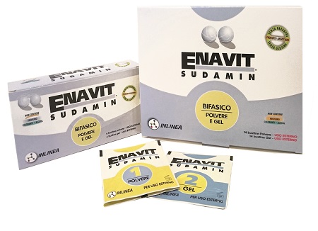 ENAVIT SUDAMIN BIFASICO 6 BUSTINE POLVERE + 6 BUSTINE GEL - Farmastop
