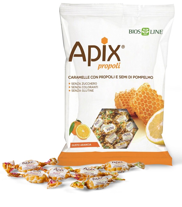 APIX PROPOLI CARAMELLA ARANCIA 50 G - Farmastop