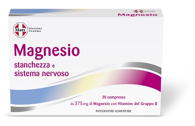 MATT DIVISIONE PHARMA MAGNESIO STANCHEZZA E SISTEMA NERVOSO 30 COMPRESSE - Farmastop