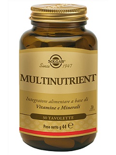 MULTINUTRIENT SOLGAR 30 TAVOLETTE - Farmastop