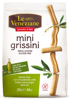 LE VENEZIANE MINI GRISSINI 250 G - Farmastop