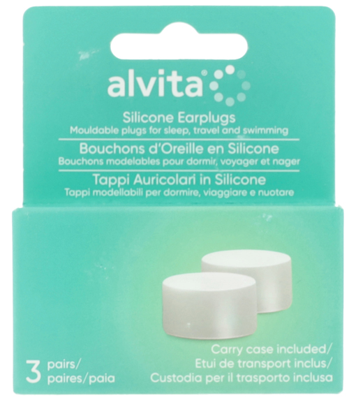 ALVITA TAPPI AURICOLARI IN SILICONE MODELLABILE 3 PAIA RIUTILIZZABILI - Farmastop
