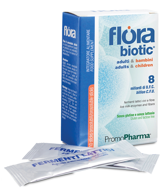 FLORA 8 10 STICK OROSOLUBILI ADULTI E BAMBINI - Farmastop