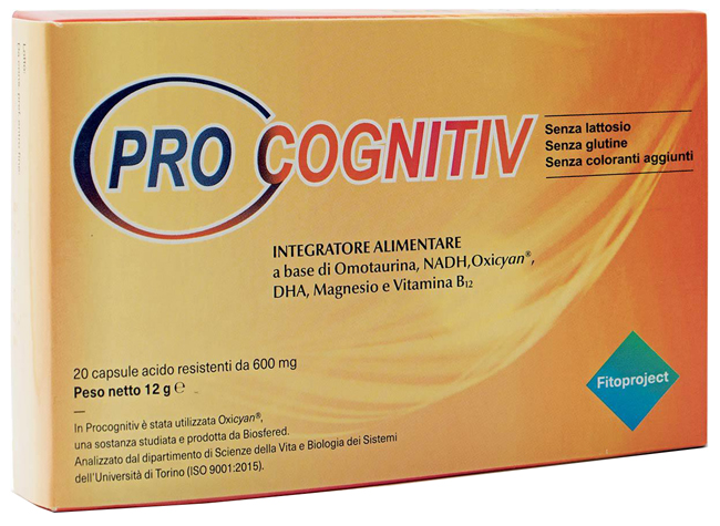 PROCOGNITIV 20 CAPSULE 12 G - Farmastop