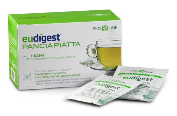 BIOSLINE EUDIGEST TISANA DOPOPASTO 20 BUSTE 40 G - Farmastop