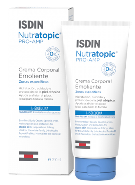 NUTRATOPIC PRO-AMP CREMA CORPO EMOLLIENTE 200 ML - Farmastop
