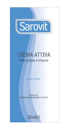 SAROVIT CREMA PELLI GRASSE/IMPURE 30 ML - Farmastop