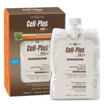 CELLPLUS MD FANGO BIANCO ANTICELLULITE EFFETTO FRESCO 1 KG - Farmastop