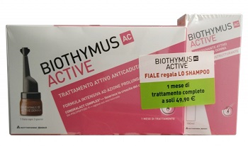 BIOTHYMUS DONNA TRATTAMENTO 10 FIALE + SHAMPOO RISTRUTTURANTE - Farmastop