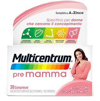 MULTICENTRUM PRE MAMMA 30 COMPRESSE - Farmastop
