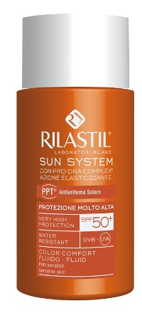 RILASTIL SUN SYSTEM PHOTO PROTECTION THERAPY SPF50+ COMFORT COLOR 50 ML - Farmastop