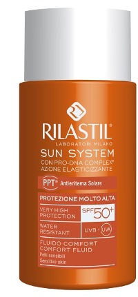 RILASTIL SUN SYSTEM PHOTO PROTECTION THERAPY SPF50+ COMFORT FLUIDO 50 ML - Farmastop