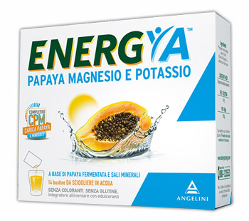 ENERGYA PAPAYA MAGNESIO POTASSIO 14 BUSTINE - Farmastop