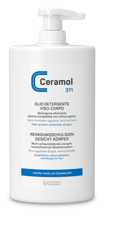 CERAMOL 311 OLIO DETERGENTE VISO/CORPO 400 ML - Farmastop