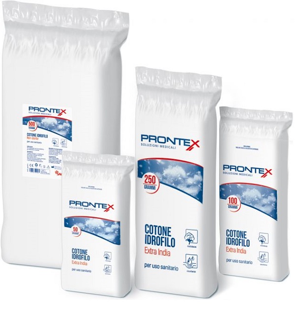 COTONE IDROFILO EXTRA INDIA PRONTEX 500 G - Farmastop
