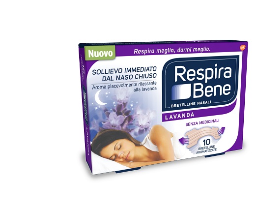 CEROTTO NASALE LAVANDA RESPIRA BENE 10 PEZZI - Farmastop