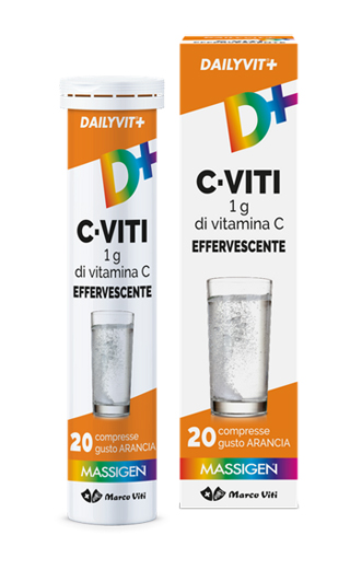 MASSIGEN VITAMINA C 1G EFFERVESCENTE 20 COMPRESSE - Farmastop