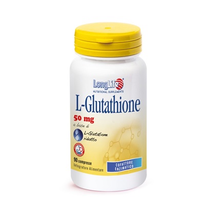 LONGLIFE LGLUTATHIONE 90 COMPRESSE 50 MG - Farmastop