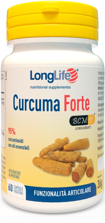 LONGLIFE CURCUMA FORTE 60 CAPSULE VEGETALI - Farmastop