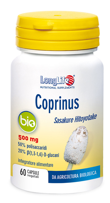 LONGLIFE COPRINUS BIO 60 CAPSULE - Farmastop