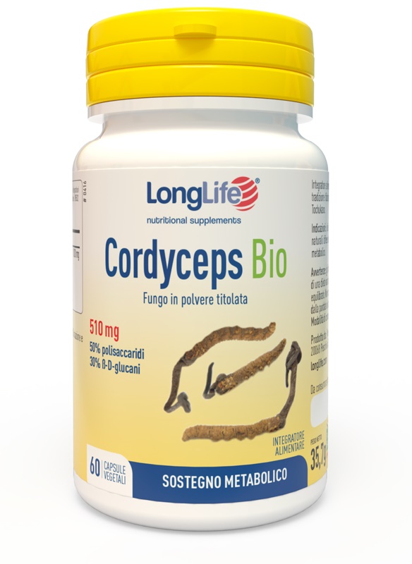 LONGLIFE CORDYCEPS BIO 60 CAPSULE - Farmastop