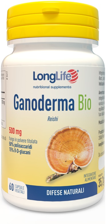 LONGLIFE GANODERMA BIO 60 CAPSULE - Farmastop