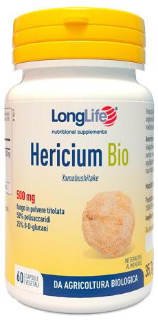LONGLIFE HERICIUM BIO 60 CAPSULE - Farmastop