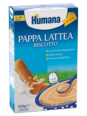 HUMANA PAPPA LATTEA BISCOTTO 230 G - Farmastop