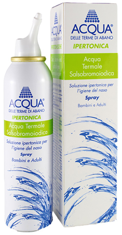 ACQUA DELLE TERME DI ABANO IPERTONICA SPRAY IRRIGAZIONE NASALE 125 ML - Farmastop