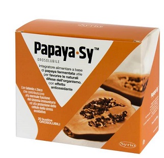 PAPAYA-SY 20 BUSTINE 92 G POLVERE OROSOLUBILE - Farmastop