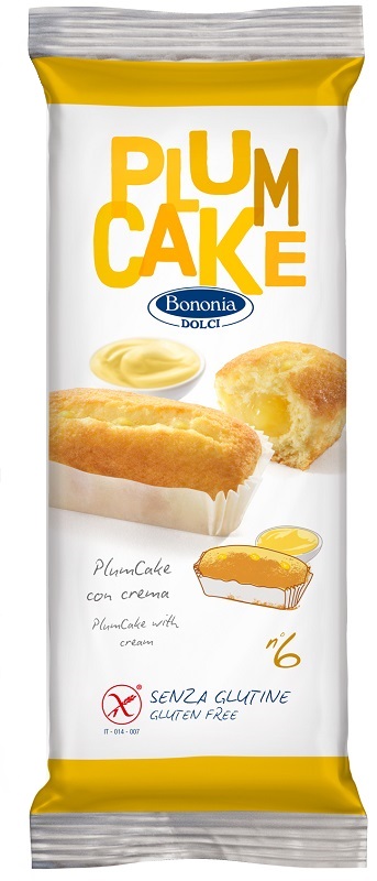 BONONIA PLUMCAKE CREMA SENZA GLUTINE 6 X 45 G - Farmastop