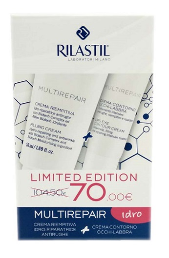 RILASTIL MULTIREPAIR CREMA IDR + OCCHI 500 ML - Farmastop