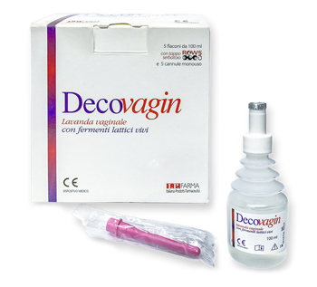 DECOVAGIN 5 FLACONI DA 100 ML + 5 CANNULE MONOUSO - Farmastop