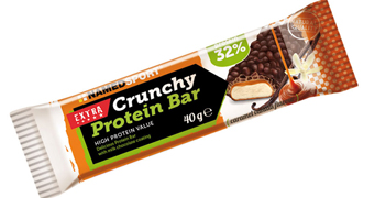 CRUNCHY PROTEINBAR CARAMEL VANILLA 40 G - Farmastop