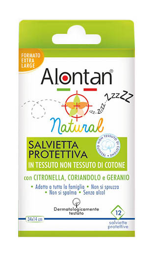 ALONTAN NATURAL SALVIETTA MONOUSO 12 PEZZI - Farmastop