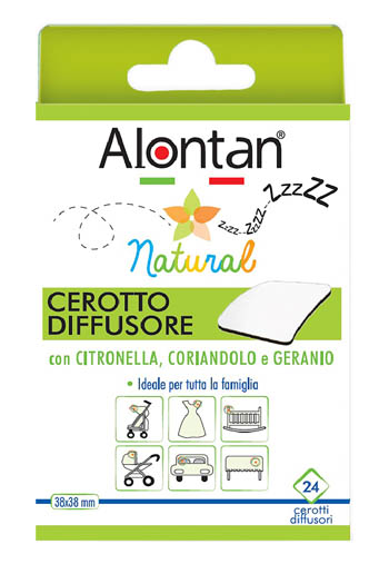 ALONTAN NATURAL CEROTTO ANTIZANZARA ADESIVO 21 PEZZI - Farmastop