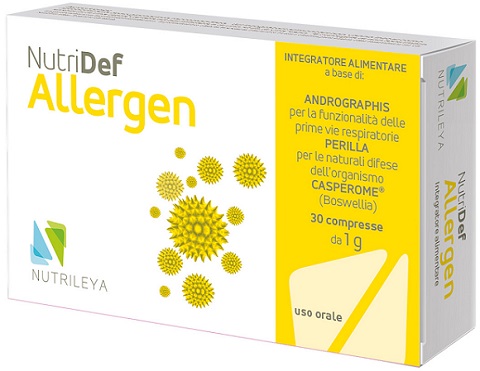 NUTRIDEF ALLERGEN 30 COMPRESSE - Farmastop
