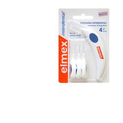 ELMEX INTERDENTAL SCOVOLINO INTERDENTALE 4 MM 6 TESTINE + MANICO - Farmastop