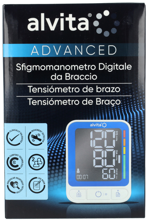 ALVITA SFIGMOMANOMETRO DA BRACCIO AUTOMATICO ADVANCE - Farmastop