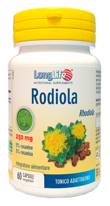 LONGLIFE RODIOLA 60 CAPSULE VEGETALI - Farmastop