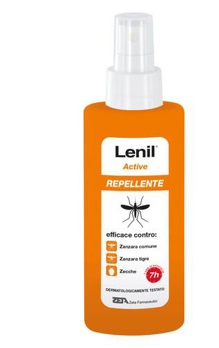 LENIL ACTIVE SPRAY SOLUZIONE ANTIZANZARA IN FLACONE + POMPA SPRAY 100 ML - Farmastop