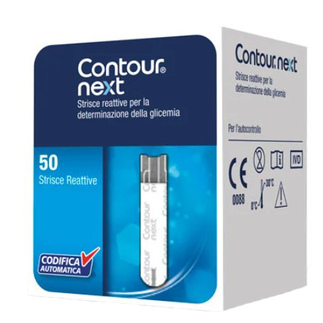 CONTOUR GLICEMIA STRISCE REATTIVE 50 PEZZI - Farmastop